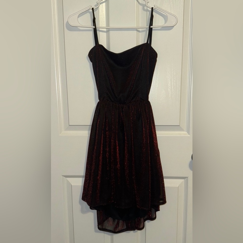 Dark Red Sparkly Dress
